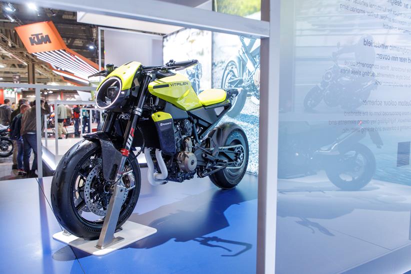 Husqvarna Vitpilen 801 aero concept on show