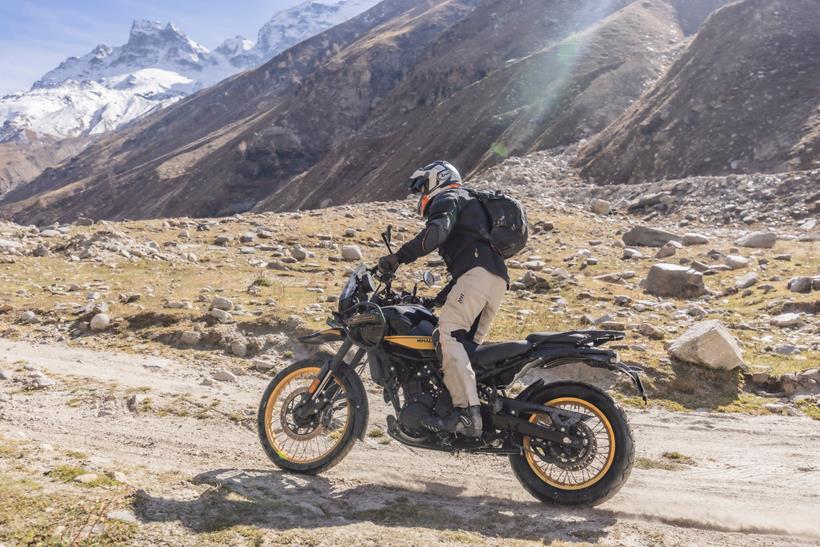 Royal Enfield Himalayan 450 ridden off-road