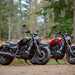 A pair of AJS Sedona 250 cruisers parked together