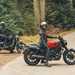 Riders sat on AJS Sedona 250 motorcycles