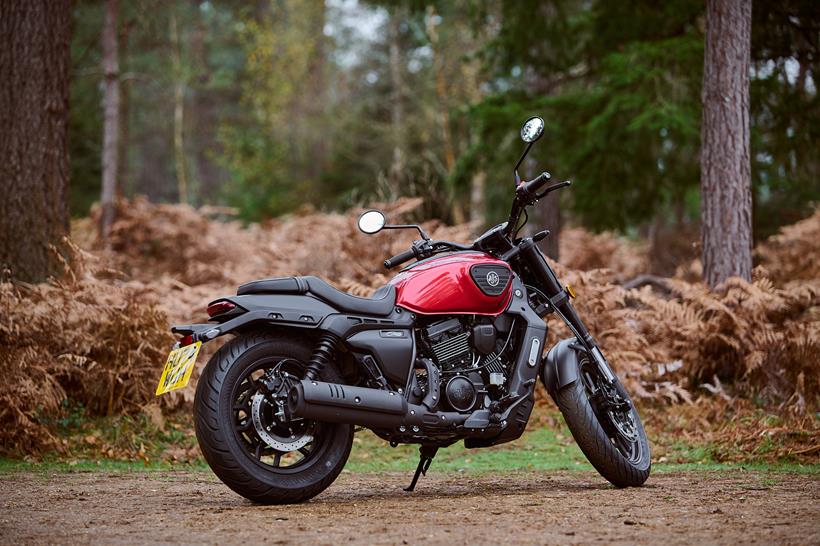 AJS Sedona 250 rear exhaust view