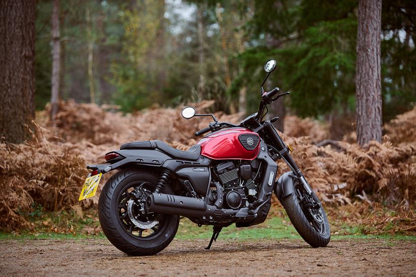 AJS Sedona 250 rear exhaust view