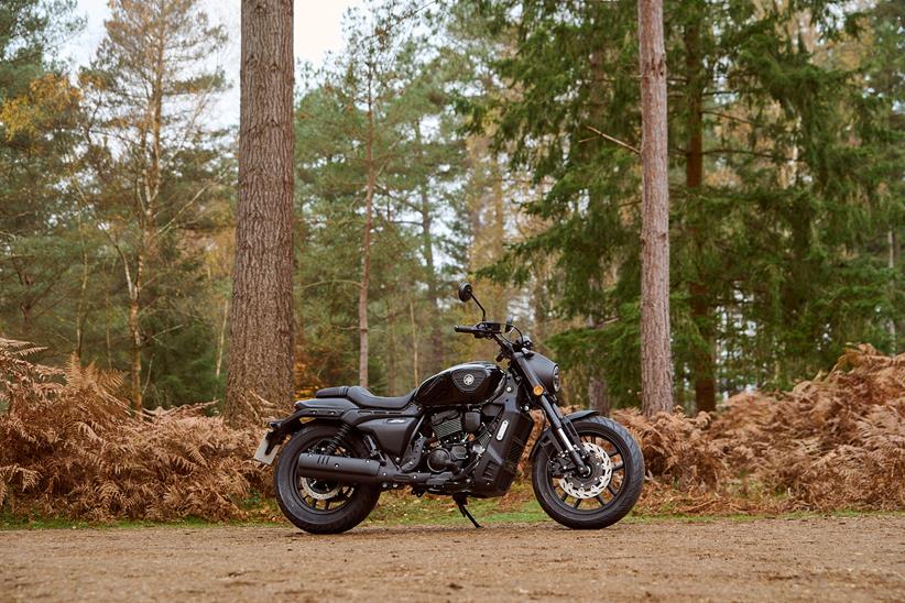 AJS Sedona 250 in a woodland