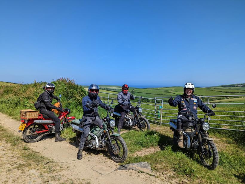 Honda CT125 Hunter Cubs parked together