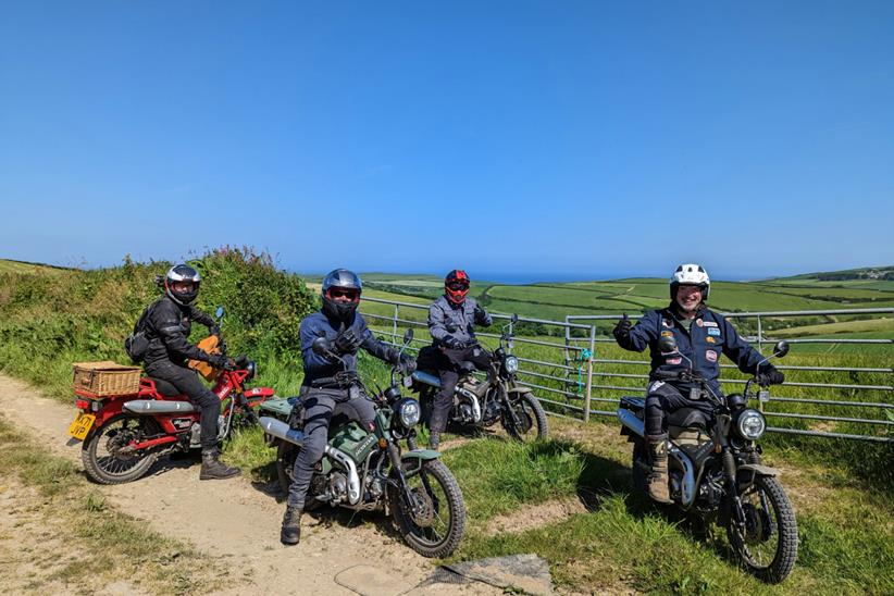 Honda CT125 Hunter Cubs parked together