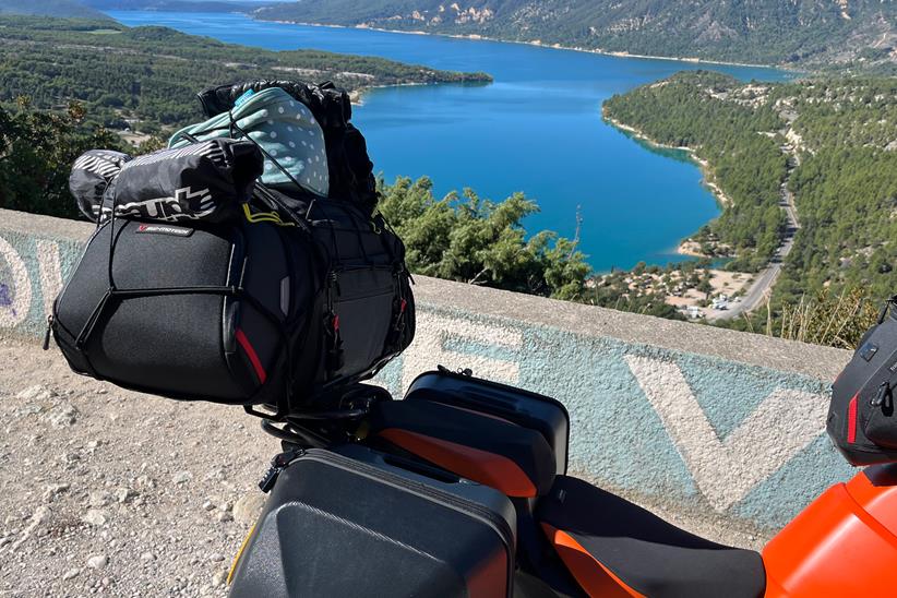 KTM 1390 Super Duke R Evo pillion and topbox