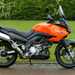 Kawasaki KLV1000 motorcycle review - Side view
