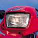 Kawasaki KLR650 motorcycle review - Front view