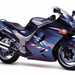 Kawasaki ZZ-R1100 motorcycle review - Side view