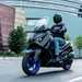 Yamaha XMAX 300 ridden on the road