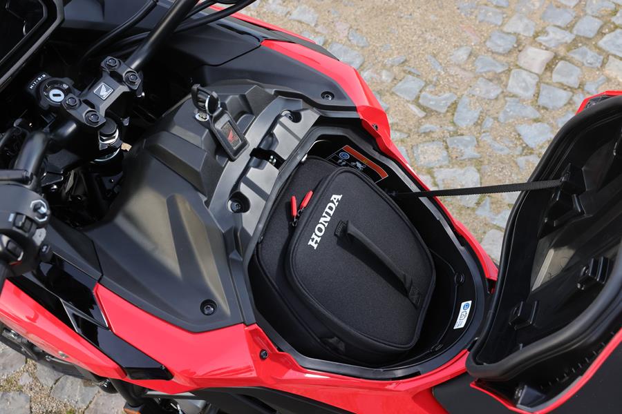 2025-on Honda NC750X front cubby hole with bag