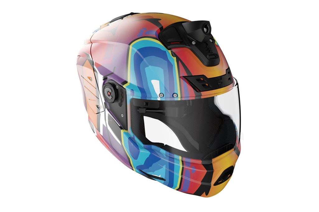 High-tech smart helmet banishes blind spots and more