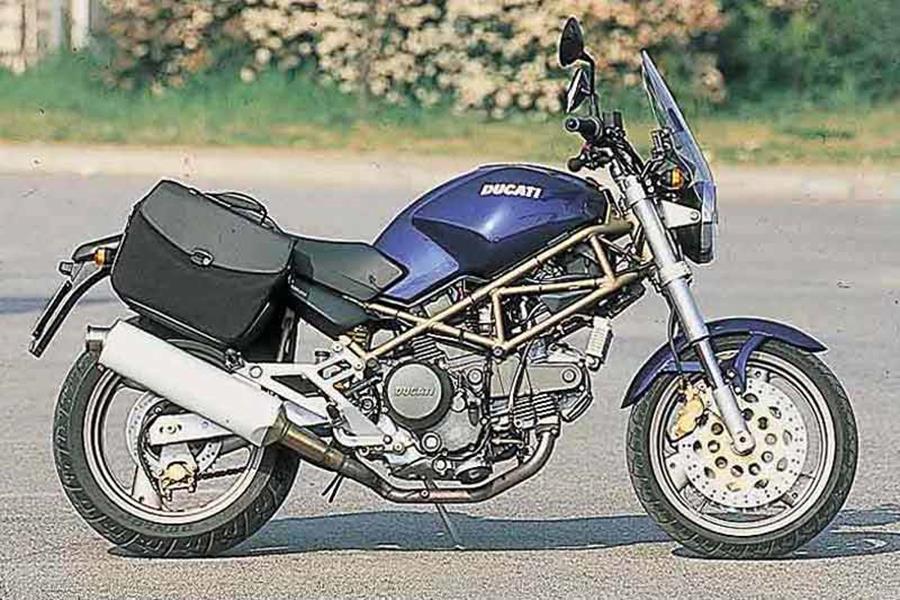 Ducati M750/800 Monster motorcycle review - Side view