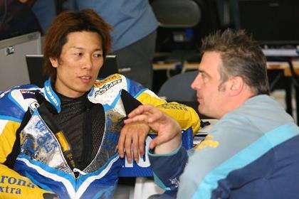 Yukio is picking up some tips at Sepang 