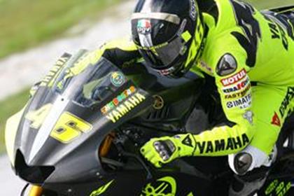 Rossi hits the pace on day three