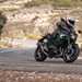 2025-on Kawasaki Z900 riding through a canyon