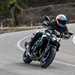 2025-on Kawasaki Z900 leaning into a bend