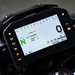 2025-on Kawasaki Z900 detailed shot of dash with rider options