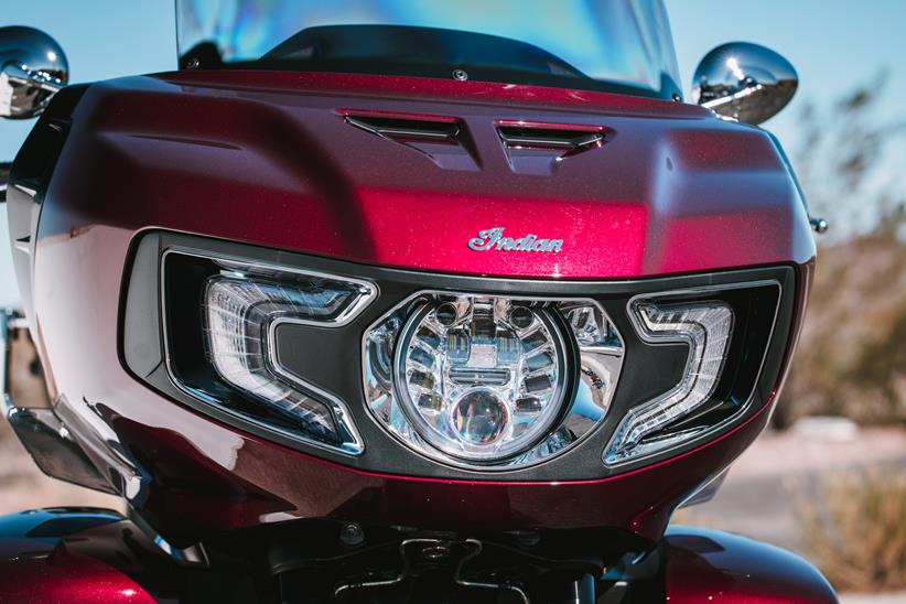 Indian Pursuit adaptive LED headlight