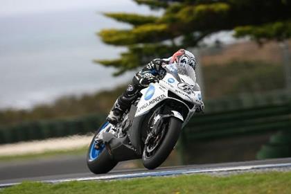 Nakano only managed 48 laps on day one at Phillip Island due to illness 