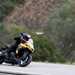 2025-on Triumph Tiger Sport 800 riding down a road