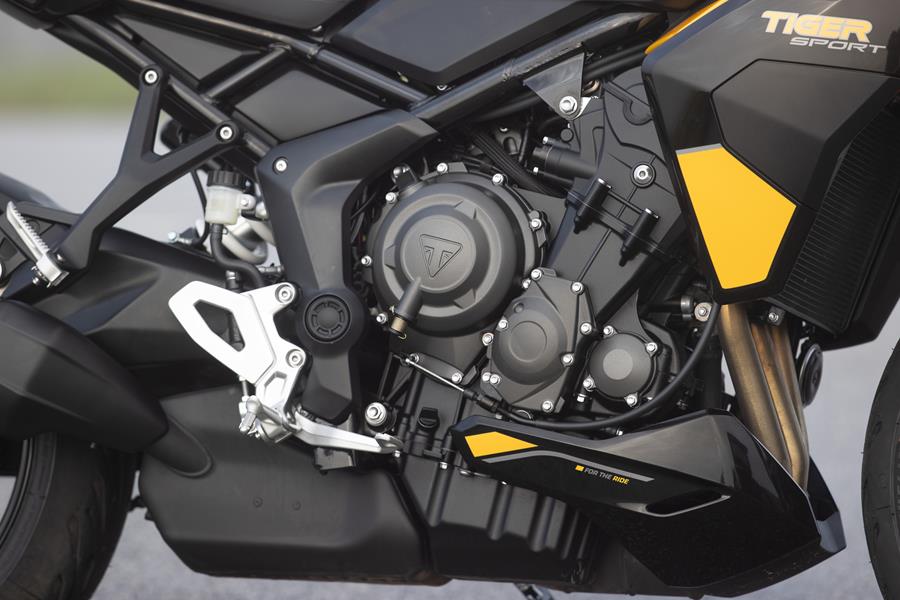 2025-on Triumph Tiger Sport 800 engine shot