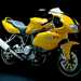 Ducati 750SS motorcycle review - Side view