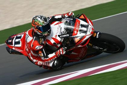 Corser fastest after day two in Qatar 