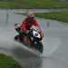 Harris tackling the conditions at Mondello in 2006 