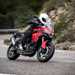 2025-on Ducati Multistrada V2 S leaning into a corner