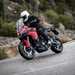 2025-on Ducati Multistrada V2 S leaning into a corner