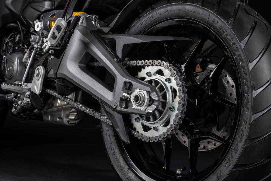 2025 Ducati Multistrada V2 S, new swingarm design