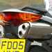 Honda VFR800 V-Tec motorcycle review - Rear view