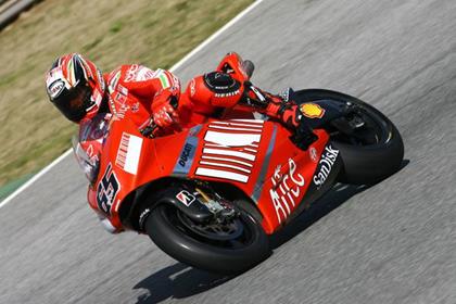 Capirossi has concerns about his Bridgestone holding up in Qatar 