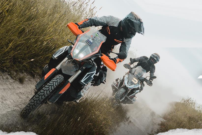 Simpson helmets work on adventure motorcycles