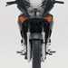 Honda XL125 Varadero motorcycle review - Front view