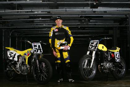 Suzuki is backing rider Pete Boast