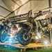Overland travel prepared bikes on display