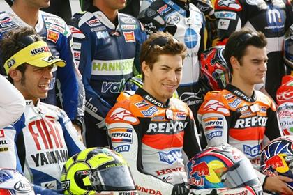 Nicky Hayden will be watching out for Velntino and teammate Dani Pedrosa