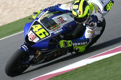 Valentino takes pole for opening round in Qatar