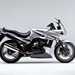 Kawasaki GPZ500S motorcycle review - Side view