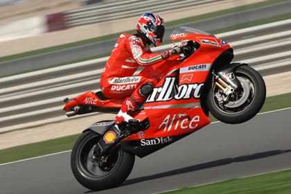 Casey Stoner's Ducati-Bridgestone mix did the job on Saturday