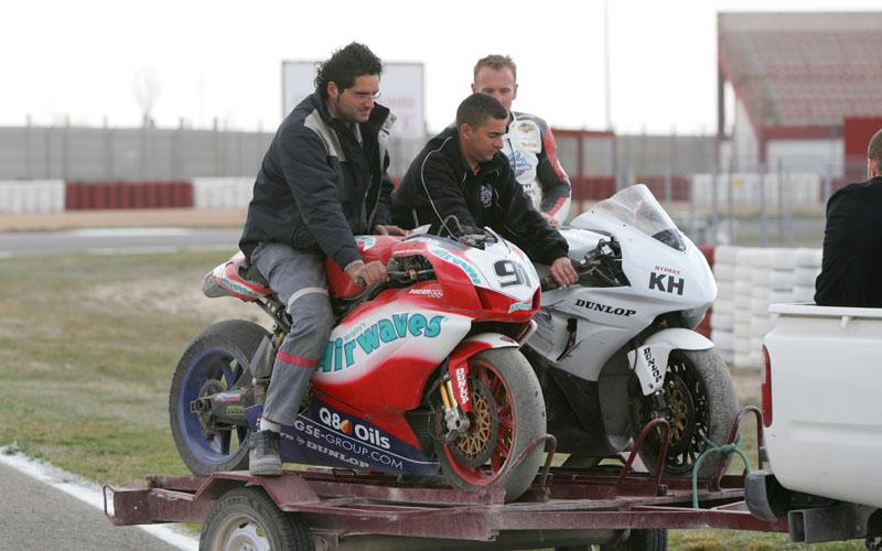 Haslam fastest in Albacete