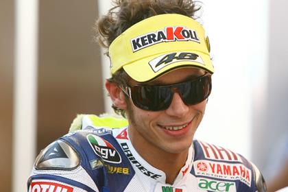 Rossi believed he benefitted from finishing second