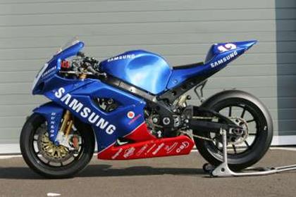 The Samsung team's Suzuki GSX-R1000