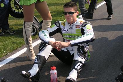 James Toseland prepares for the race