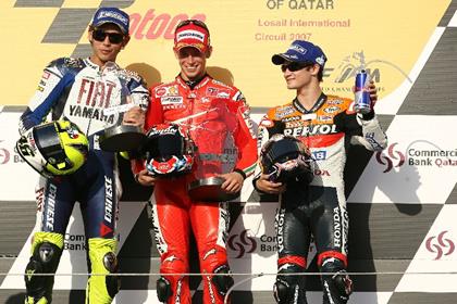 Rossi believes the battle will stretch further than himself, Stoner and Pedrosa