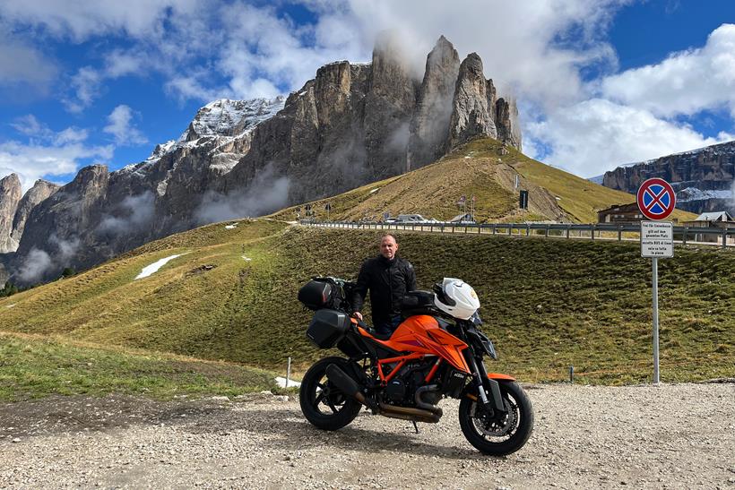 KTM 1390 Super Duke R Evo in the Dolomites