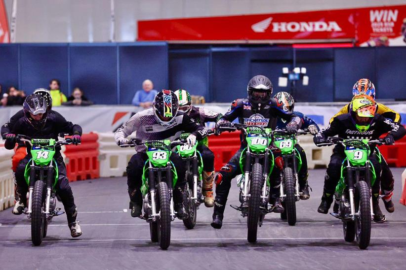 Racing action from the 2025 Devitt Insurance London Motorcycle Show