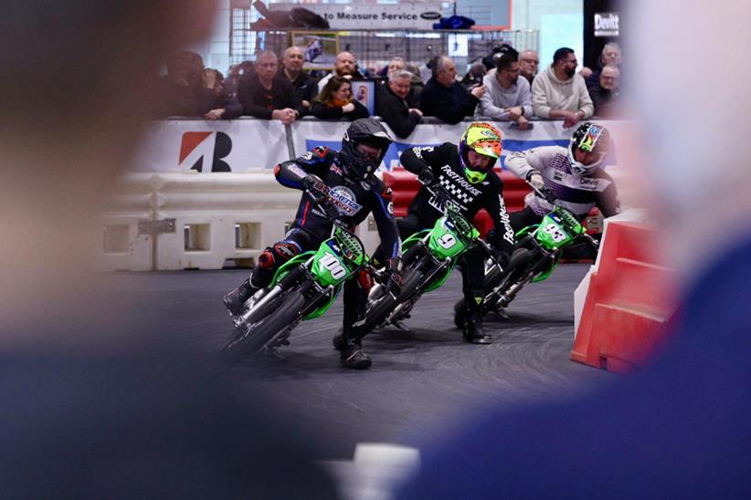 2025 Devitt Insurance London Motorcycle Show cornering action